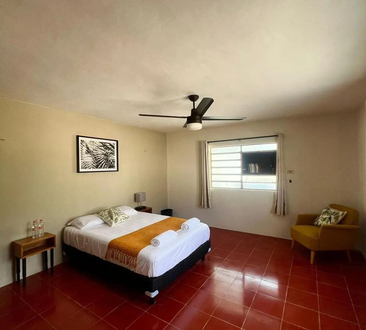 Casa En El Centro De Merida, 5 Habitaciones Y 3 Banos, Ideal Para Grupos 0*, Merida